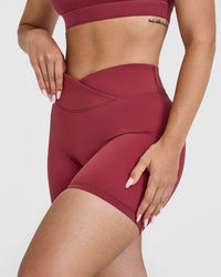 Unified Wrap Shorts 6" | Burnt Cherry