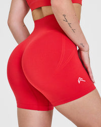 Effortless Seamless Shorts | Muscle Mommy Red