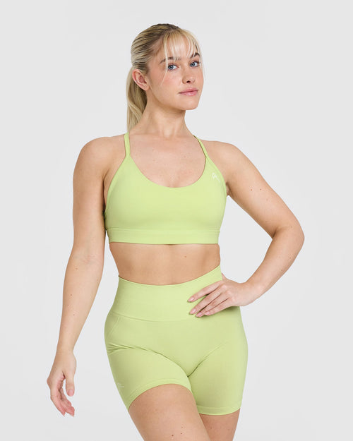 Oner Modal Everyday Sports Bra | Pump Green