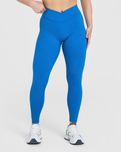 UnifiedMove Wrap Leggings | Retro Blue