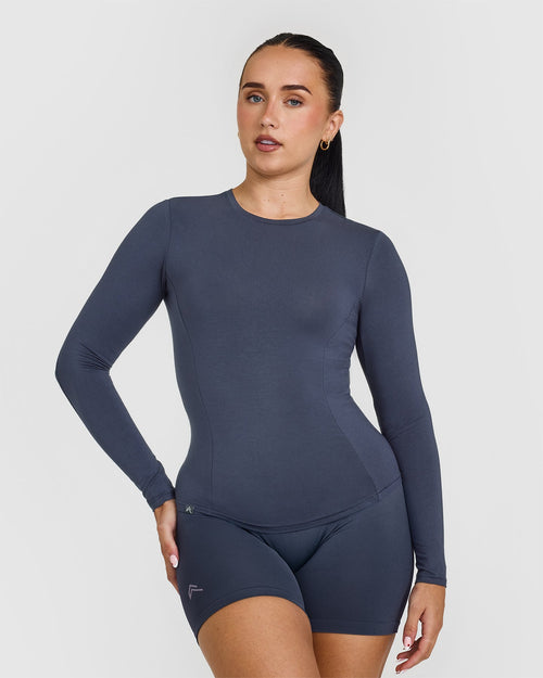 Oner Modal Mellow™ Soft Long Sleeve Top | True Blue