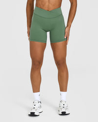 UnifiedMove Wrap Shorts 6" | Forest Green