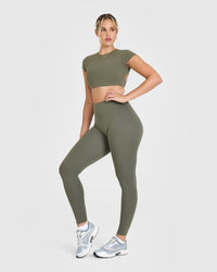 SoftMotion™ Leggings | Alpine Green