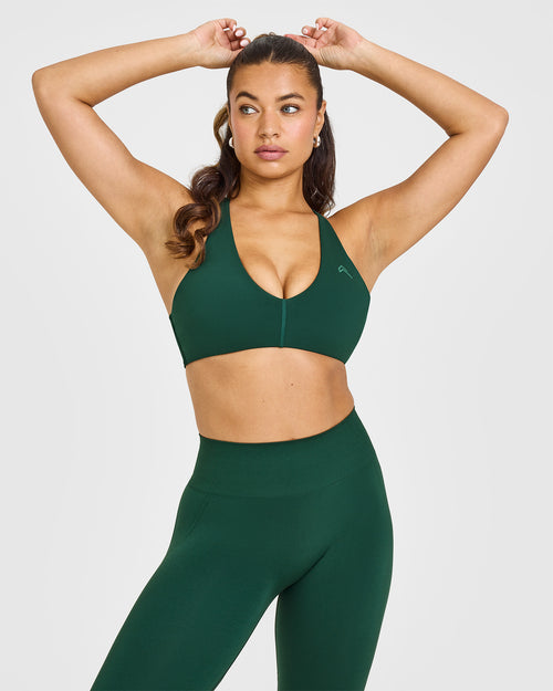 Oner Modal Unified Micro Bralette | Racing Green