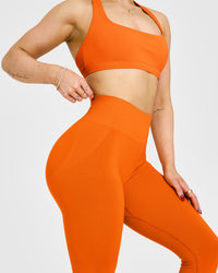 Effortless Seamless Leggings | Flame Orange