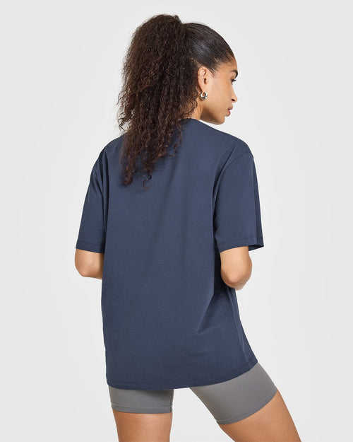 Classic Oversized Lightweight T-Shirt | True Blue