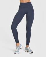Unified High Waisted Leggings | True Blue
