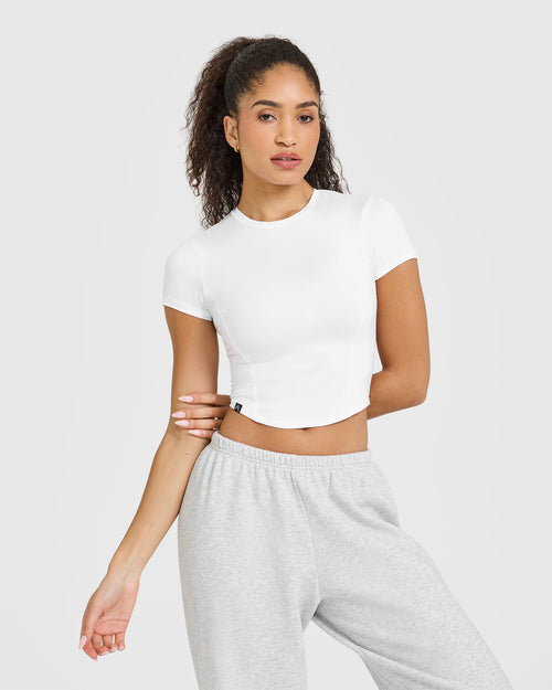 Oner Modal Mellow™ Soft Mid Short Sleeve T-Shirt | White