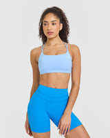 Everyday Cross Over Bralette | Powdered Blue