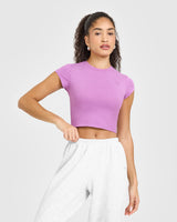 Cotton Icon Baby T-Shirt | Orchid Purple