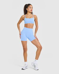 Effortless Seamless Shorts | Powdered Blue