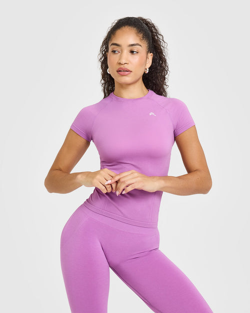 Oner Modal Go To Seamless Fitted Top | Orchid Purple