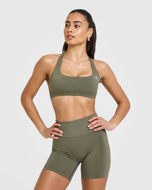 Oner Modal EasyLift™ Halter Bralette | Alpine Green