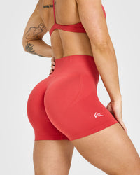 Effortless Seamless Shorts | Sweet Red