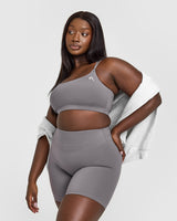 Everyday Cross Over Bralette | Ash Grey