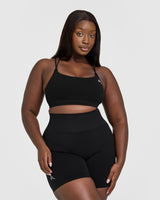 Everyday Cross Over Bralette | Black