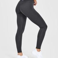 Timeless High Waisted Leggings | Coal