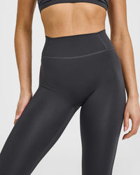 Timeless High Waisted Leggings | Coal