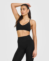 Timeless Strappy Bralette | Black