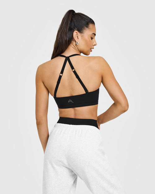 Unified Twist Sports Bra | Black