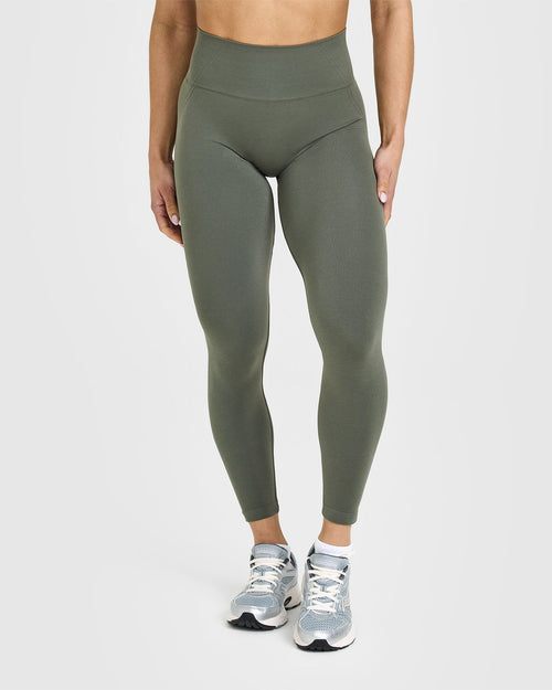 Oner Modal Effortless Seamless Leggings | Dark Khaki