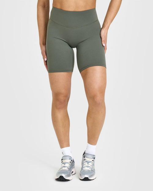 Oner Modal SoftMotion™ Cycling Shorts 8" | Dark Khaki