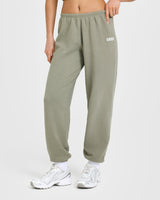 Mid Weight Joggers | Soft Sage Green