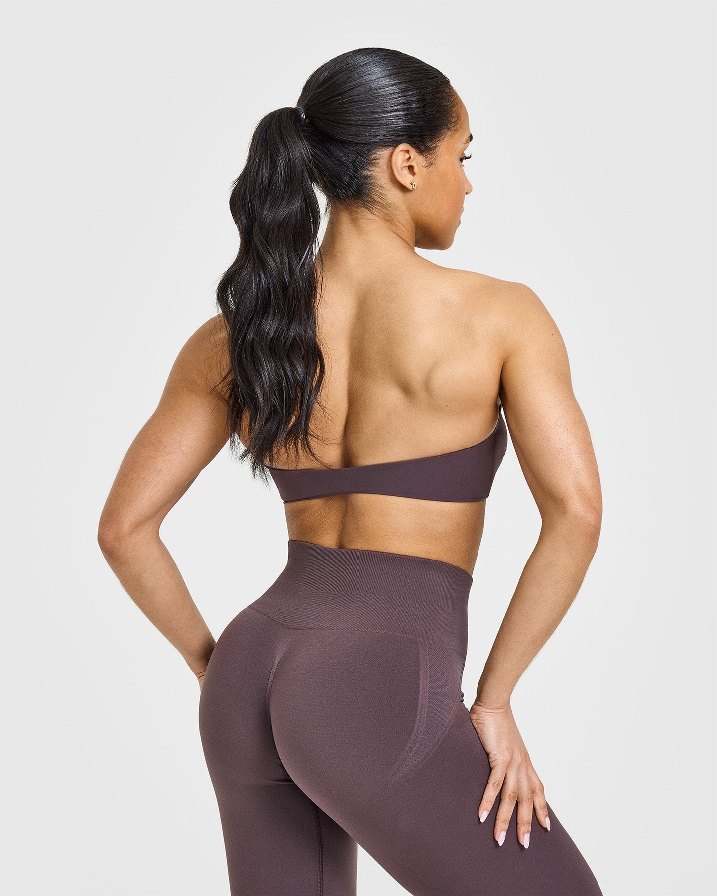 UnifiedMove™ Micro Bandeau Bralette | Umber Brown