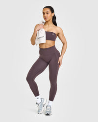 UnifiedMove™ Micro Bandeau Bralette | Umber Brown