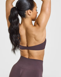 UnifiedMove™ Micro Bandeau Bralette | Umber Brown