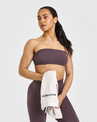 UnifiedMove™ Micro Bandeau Bralette | Umber Brown
