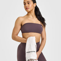 UnifiedMove™ Micro Bandeau Bralette | Umber Brown