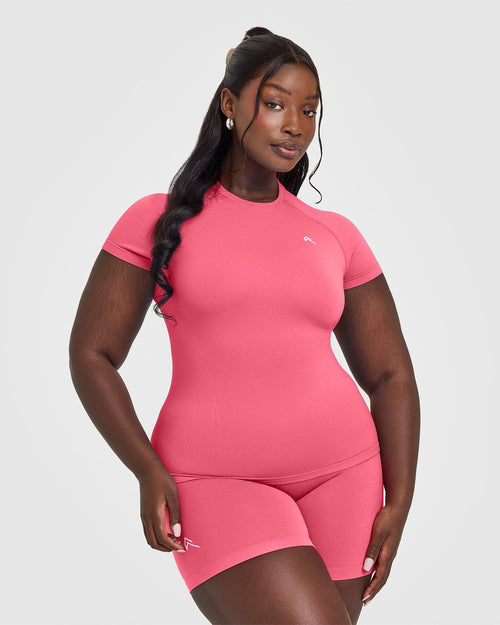 Oner Modal Go To Seamless Fitted Top | Velvet Pink