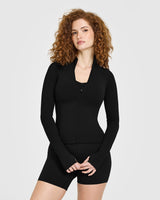 SoftMotion™ Jacket with White Logo | Black