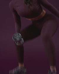 Oner Seamless Fitted Long Sleeve Mid Top | Light Blackberry Purple