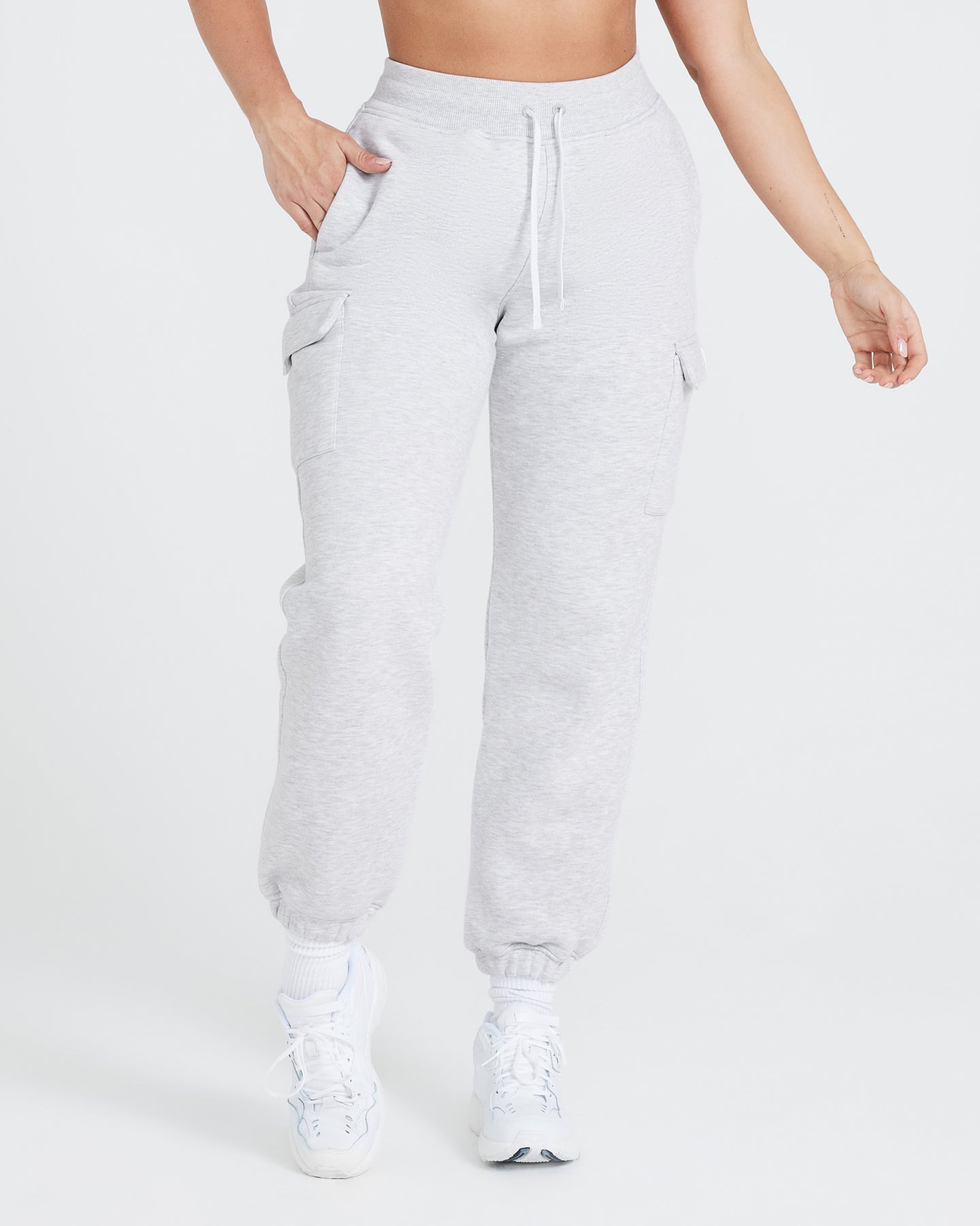 Buy Victoria's Secret PINK Grey Marl Wide Leg Jogger from Next