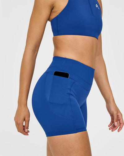 UnifiedMove™ High Waisted Pocket Shorts 6" | Vintage Navy