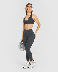 Unified Micro Bralette | Coal