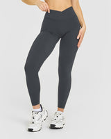 Unified Wrap Leggings | Coal