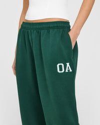 Foundations Oversized Oner Girlfriend Joggers | Racing Green