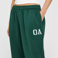 Foundations Oversized Oner Girlfriend Joggers | Racing Green