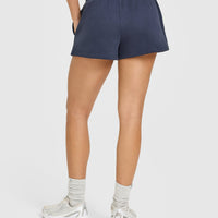 Foundations Oversized Oner Girlfriend Shorts | True Blue