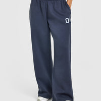 Foundations Oversized Oner Girlfriend Straight Leg Joggers | True Blue