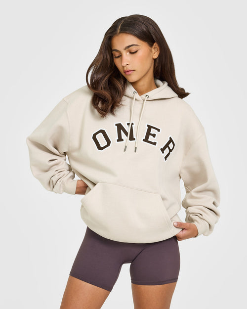 Oner Modal Foundations Oversized Oner Girlfriend Hoodie | Sand