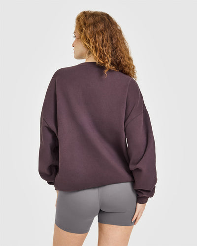 Mid Weight Sweatshirt | Umber Brown