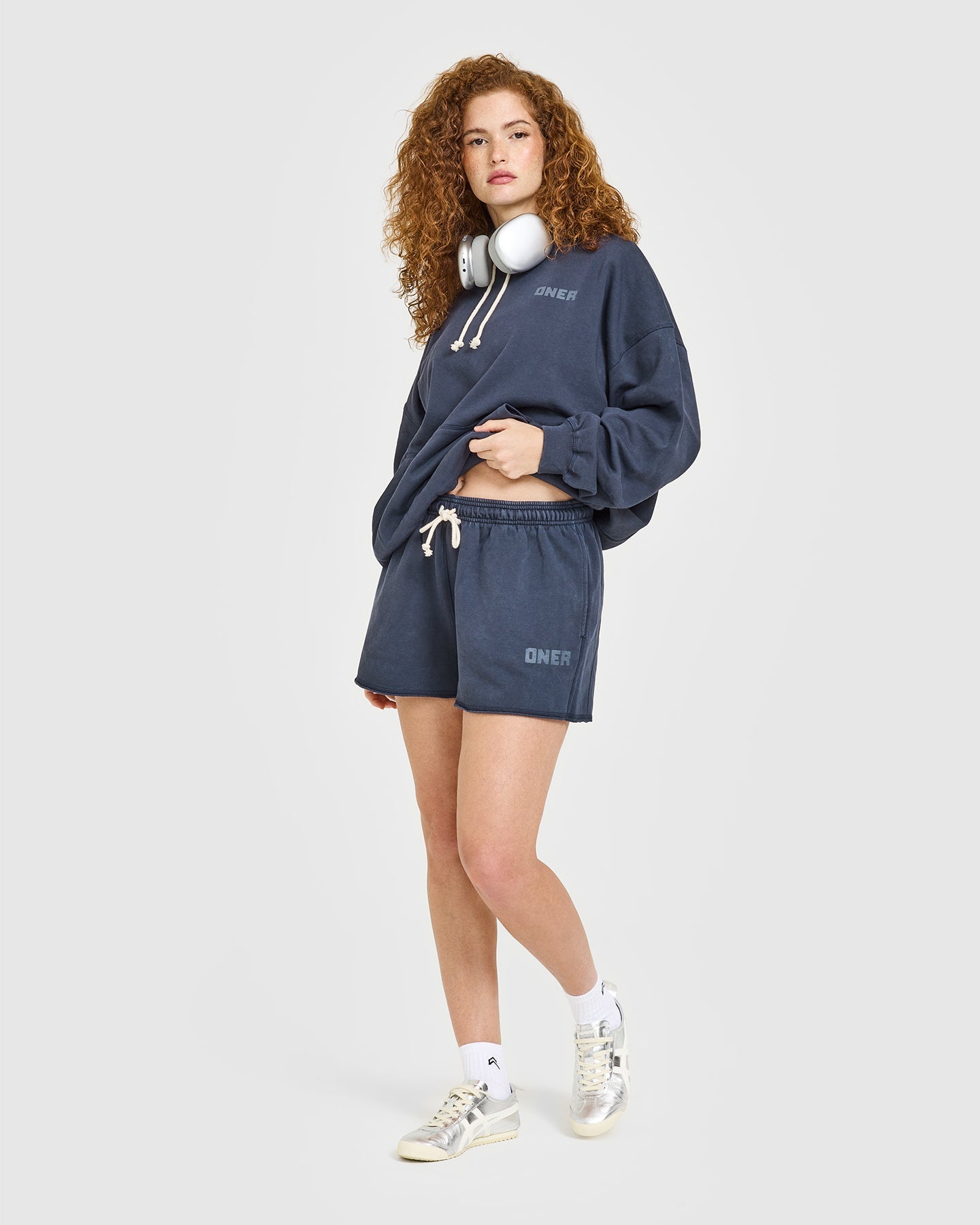 Raw Lounge Oversized Hoodie | Washed True Blue