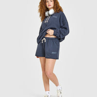 Raw Lounge Oversized Hoodie | Washed True Blue