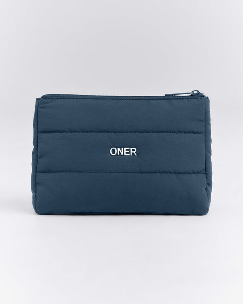 Quilted Pouch | Storm Blue