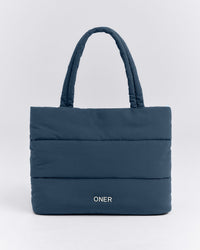 Quilted Tote Bag New Branding | Storm Blue