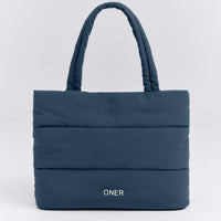 Quilted Tote Bag New Branding | Storm Blue